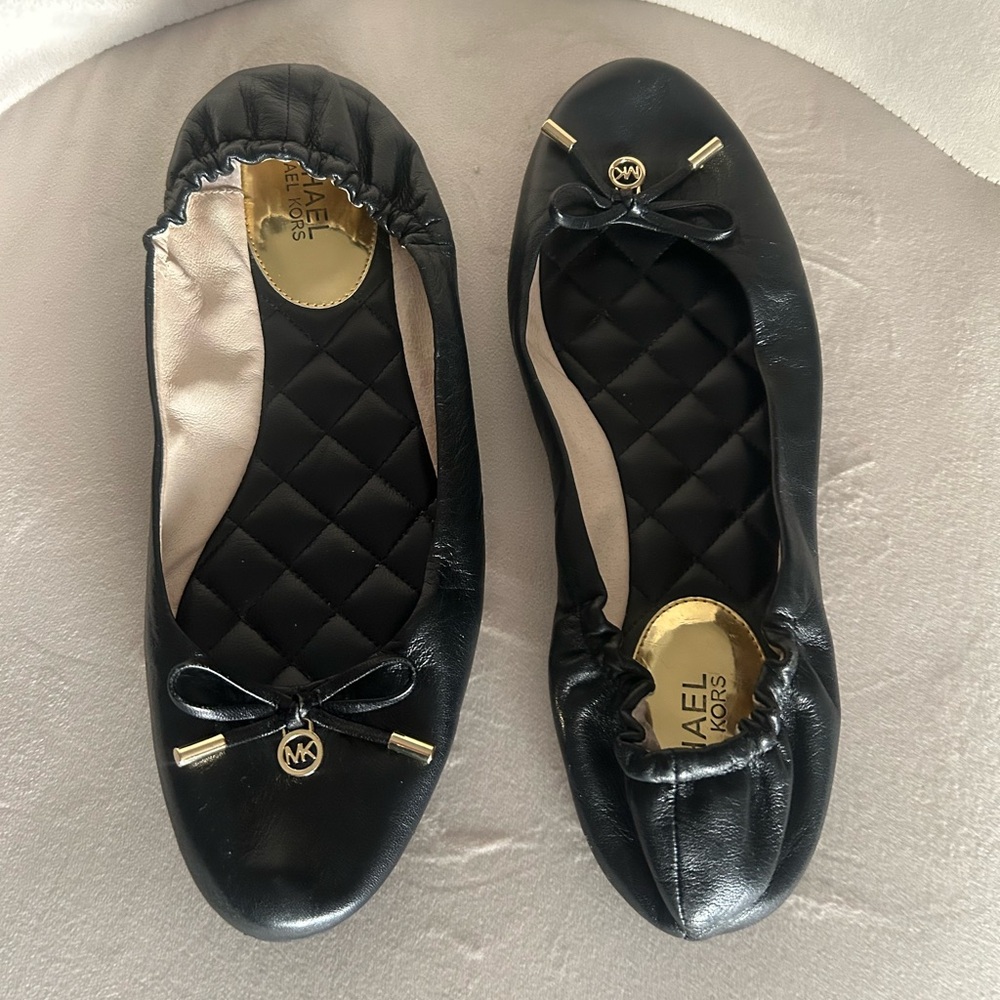 NWOT Michael Kors ballet flats bow embellished - Picture 3 of 4